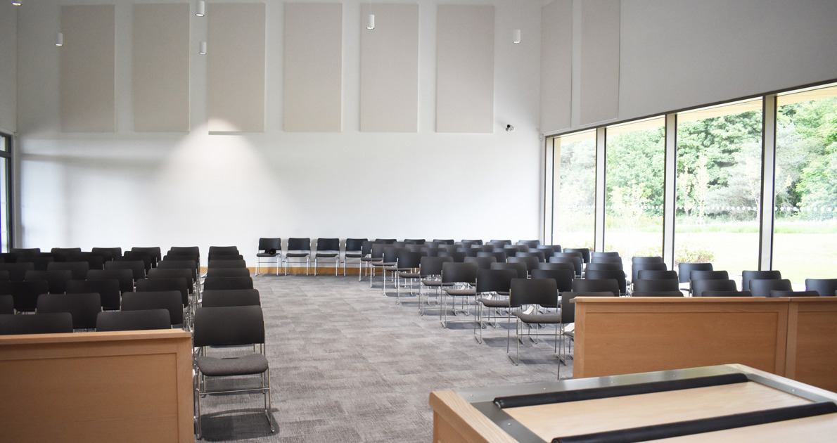 40/4 chairs in Lea Fields Crematorium