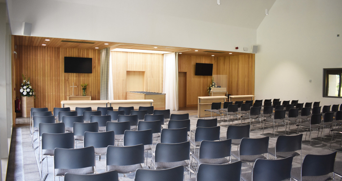 40/4 chairs in Lea Fields Crematorium